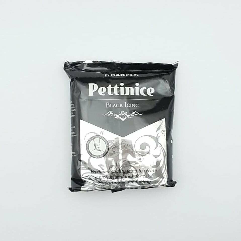Black Pettinice (Fondant Cake Icing) - South Bakels