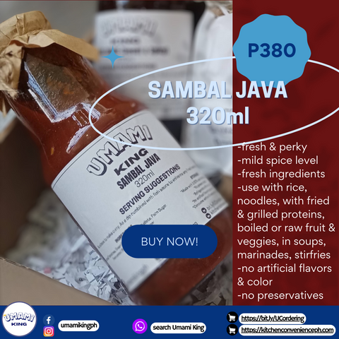 UMAMI KING SAMBAL JAVA 320ml