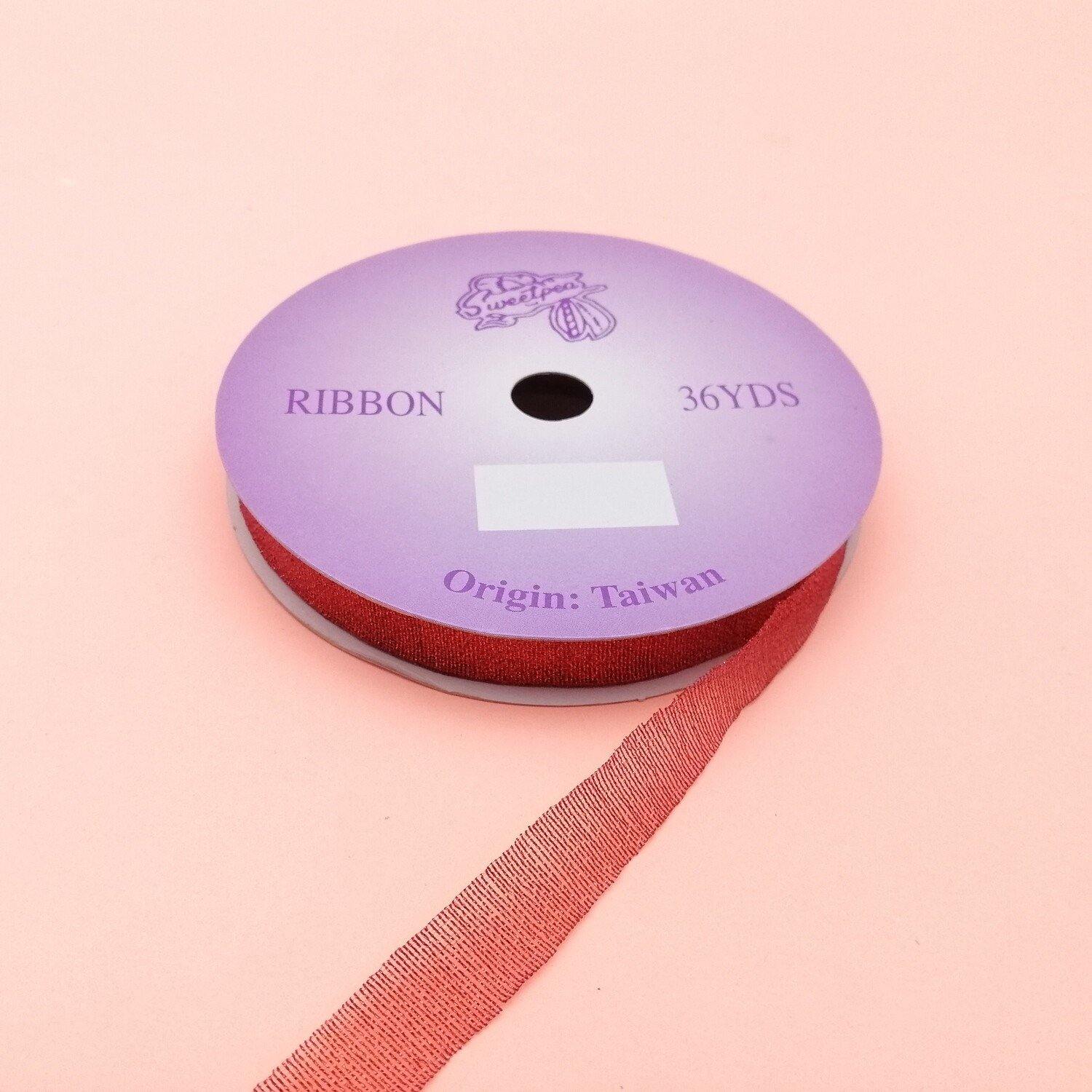 1/2" G-809 RED RIBBON 1ROLL (36YDS) - Kitchen Convenience: Ingredients & Supplies Delivery