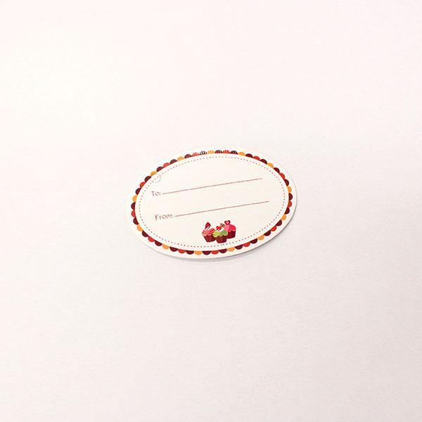 1¾” x 2½” Premium Gift Tags – Big Oval (to&from) 20's - Kitchen Convenience: Ingredients & Supplies Delivery