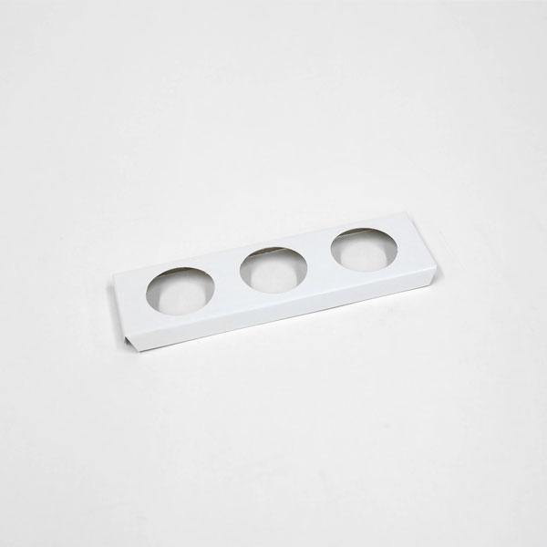 1¾” x 6¼” x ⅜” ¾oz Cupcake Holder 3s- 100's - Kitchen Convenience: Ingredients & Supplies Delivery