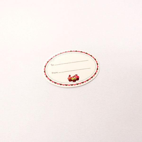 1¾” x 2½” Premium Gift Tags – Big Oval (to&from) 20's - Kitchen Convenience: Ingredients & Supplies Delivery