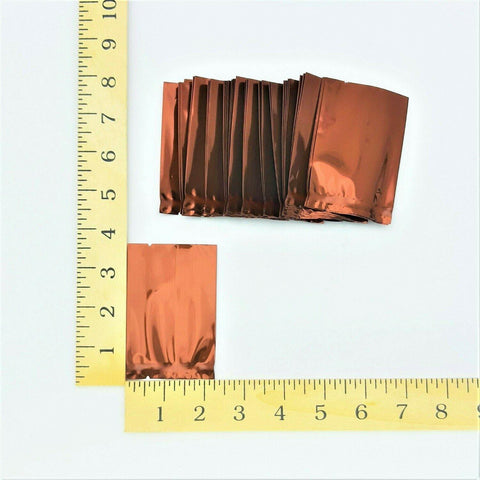 2 3/8" BROWN FOIL POUCH APPROX. 100`S - Kitchen Convenience: Ingredients & Supplies Delivery