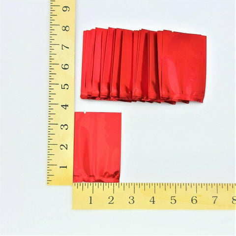 2 3/8" RED FOIL POUCH APPROX. 100`S - Kitchen Convenience: Ingredients & Supplies Delivery