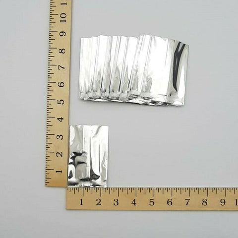2 3/8" SILVER FOIL POUCH APPROX. 100`S - Kitchen Convenience: Ingredients & Supplies Delivery