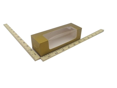 2 X 6 1/2 X 2 MINI CUPCAKE BOX GOLD 20`S - Kitchen Convenience: Ingredients & Supplies Delivery