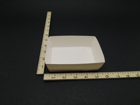 3 1/2 X 4 1/4 X 1 1/2 FOOD TRAY WHITE MINI 10`S (FTPMN) - Kitchen Convenience: Ingredients & Supplies Delivery