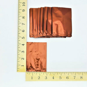 3"BROWN FOIL POUCH APPROX. 100`S - Kitchen Convenience: Ingredients & Supplies Delivery