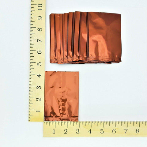 3"BROWN FOIL POUCH APPROX. 100`S - Kitchen Convenience: Ingredients & Supplies Delivery