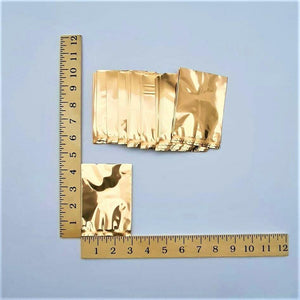 3"GOLD FOIL POUCH APPROX. 100`S - Kitchen Convenience: Ingredients & Supplies Delivery