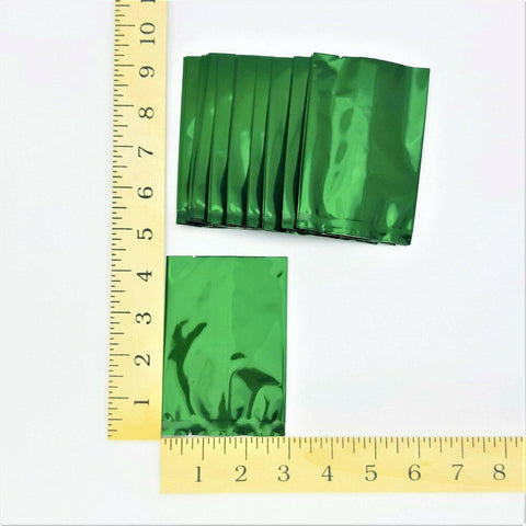 3"GREEN FOIL POUCH APPROX. 100`S - Kitchen Convenience: Ingredients & Supplies Delivery