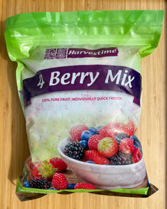 4 BERRY MIX (RASP, BLUE, BLACK, STRAW) 1KG (C) - Kitchen Convenience: Ingredients & Supplies Delivery