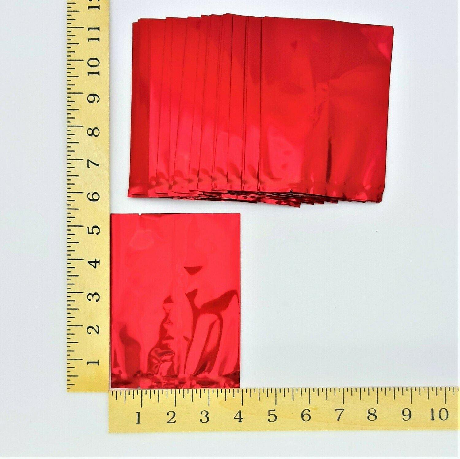 4X5 RED FOIL POUCH APPROX. 100`S - Kitchen Convenience: Ingredients & Supplies Delivery