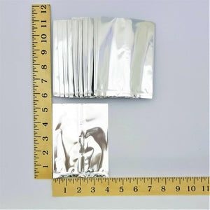 4X5 SILVER FOIL POUCH APPROX. 100`S - Kitchen Convenience: Ingredients & Supplies Delivery