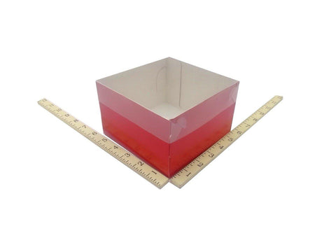 5 1/2 X 5 1/2 X 3 1/2 ACC DEEP RED 20'S - Kitchen Convenience: Ingredients & Supplies Delivery