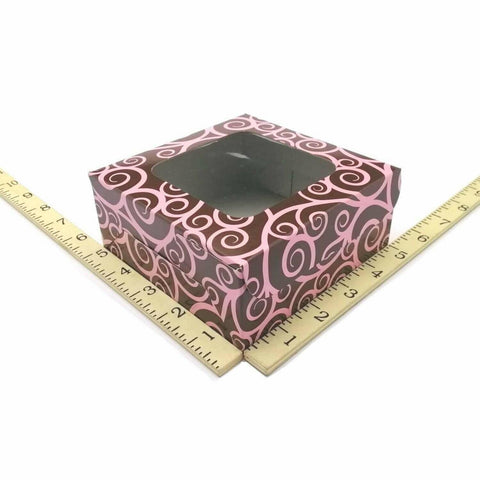 5 X 5 X 2 1/4 CHOCO PINK 20'S - Kitchen Convenience: Ingredients & Supplies Delivery