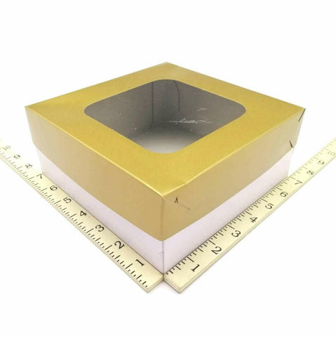 7 X 7 X 3 GOLD WHITE BOT.20'S - Kitchen Convenience: Ingredients & Supplies Delivery