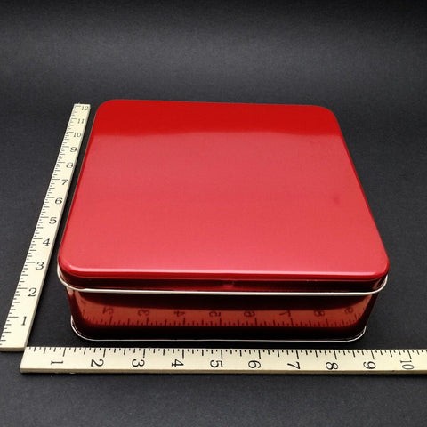 8 X 8 X 2 1/2 TINCAN RED - Kitchen Convenience: Ingredients & Supplies Delivery