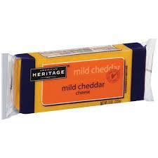 AMERICAN HERITAGE MILD CHEDDAR BLOCK 8OZ (U) - Kitchen Convenience: Ingredients & Supplies Delivery