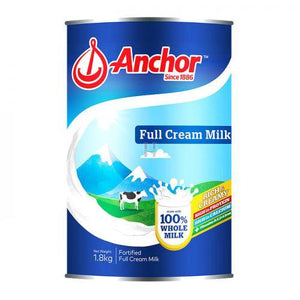 ANCHOR FULL CREAM MILK POWDER 1.8KGS (U) - Kitchen Convenience: Ingredients & Supplies Delivery