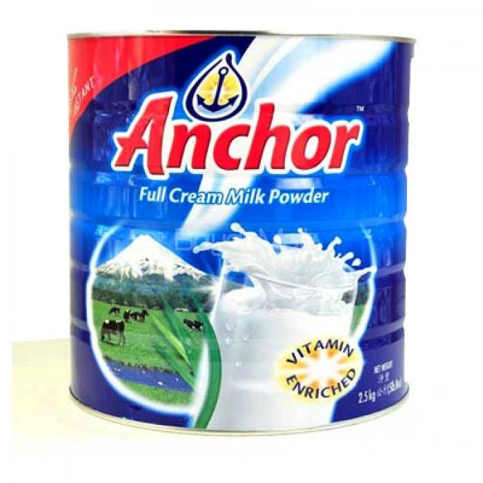 ANCHOR FULLCREAM MILK POWDER 2.5KGS (U) - Kitchen Convenience: Ingredients & Supplies Delivery