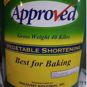 APPROVED SHORTENING (O) - Kitchen Convenience: Ingredients & Supplies Delivery