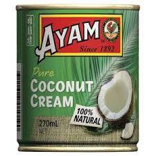 AYAM PURE COCONUT CREAM 270ML (U) - Kitchen Convenience: Ingredients & Supplies Delivery