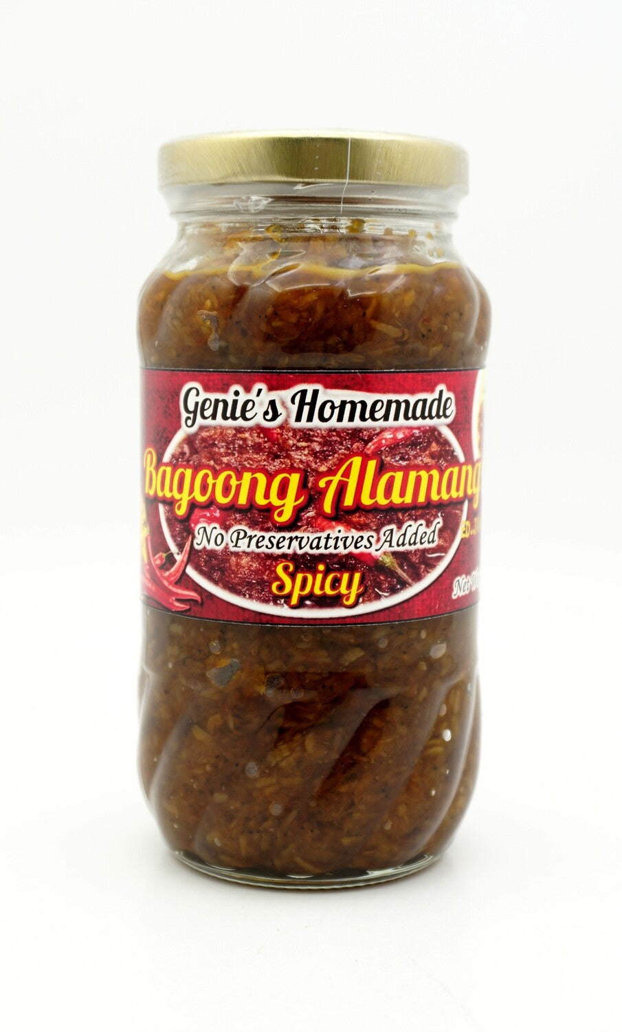 BAGOONG ALAMANG SPICY "Genie's Homemade" 430G