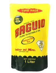 BAGUIO COOKING OIL STAND UP POUCH 1L (U) - Kitchen Convenience: Ingredients & Supplies Delivery