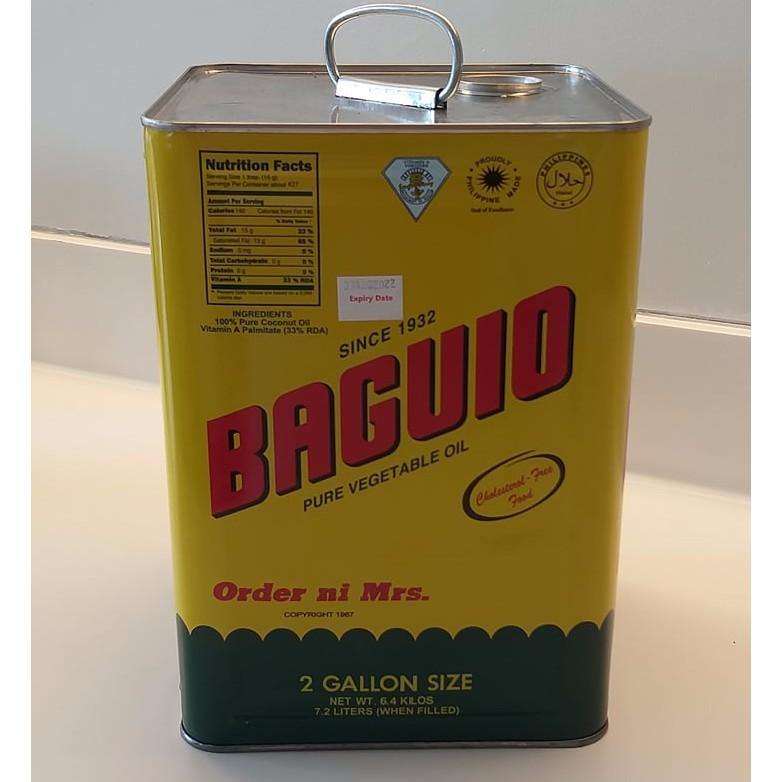 BAGUIO COOKING OIL TIN 2GALLON (U) - Kitchen Convenience: Ingredients & Supplies Delivery