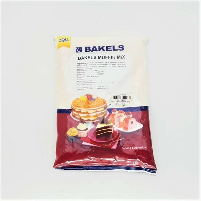 BAKELS MUFFIN MIX 1KG (C)
