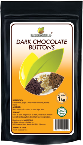 BAKERSFIELD DARK CHOCOLATE BUTTONS (C)