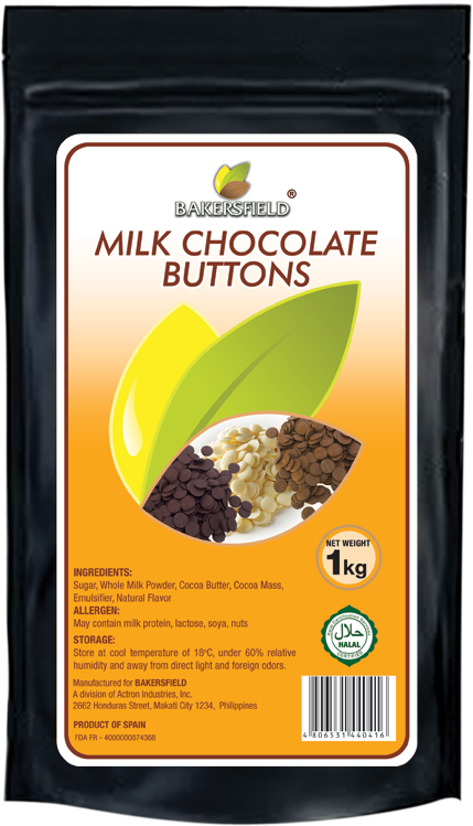 BAKERSFIELD MILK CHOCOLATE BUTTONS (C)