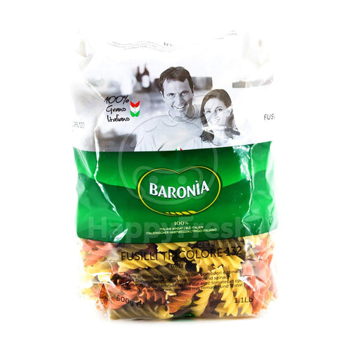BARONIA FUSILI TRICOLOR #132 500G (U) - Kitchen Convenience: Ingredients & Supplies Delivery
