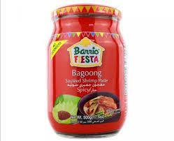 BARRIO FIESTA BAGOONG SAUTEED SHRIMP PASTE SPICY 500G (U) - Kitchen Convenience: Ingredients & Supplies Delivery