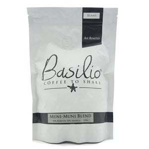 BASILIO MUNI-MUNI BLEND BEANS COFFEE 250G (Co)