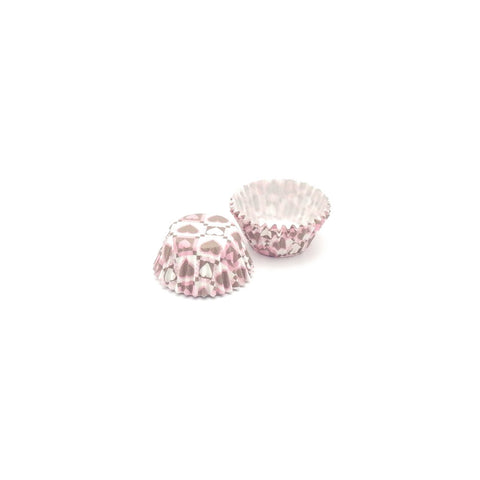 B.CUP #3/4OZ PINK AND BROWN HEARTS 200`S