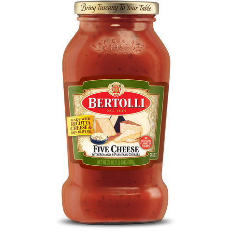 BERTOLLI FIVE CHEESE PASTA SAUCE 680G (U) - Kitchen Convenience: Ingredients & Supplies Delivery