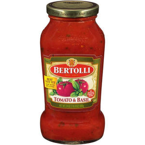 BERTOLLI TOMATO AND BASIL PASTA SAUCE 680G (U) - Kitchen Convenience: Ingredients & Supplies Delivery