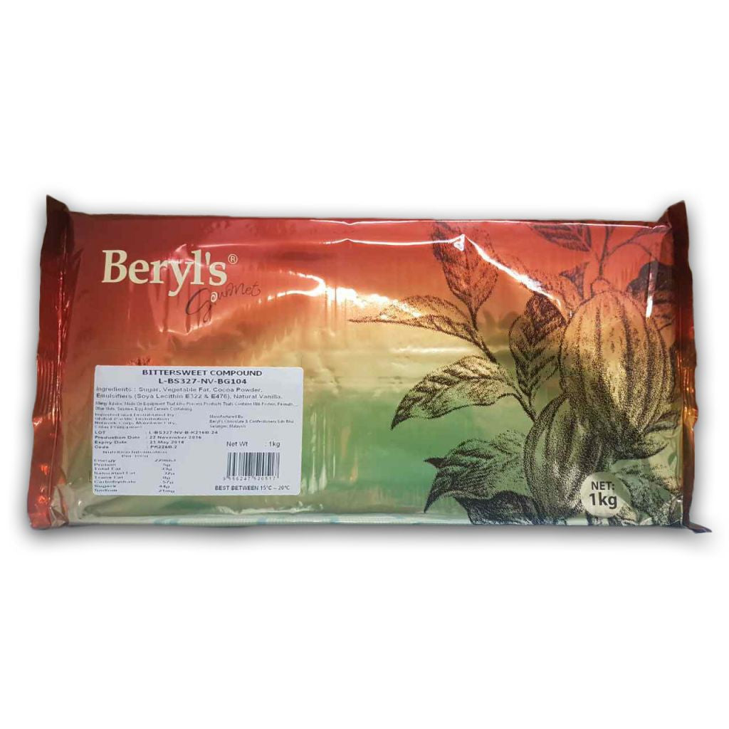 BERYL'S BITTER SWEET CHOCO COMPOUND 1KG (C)