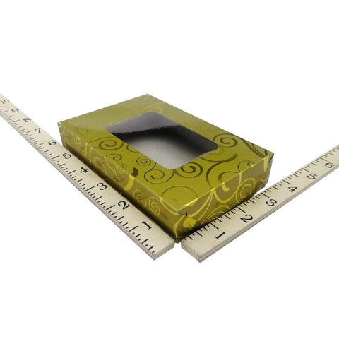 BOX MT-SWIRL STAMP GOLD 20`S (3 1.2 x 5 1/2) - Kitchen Convenience: Ingredients & Supplies Delivery