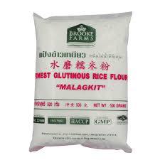 BROOKE FARM GLUTINOUS RICE FLOUR 500G (U) - Kitchen Convenience: Ingredients & Supplies Delivery