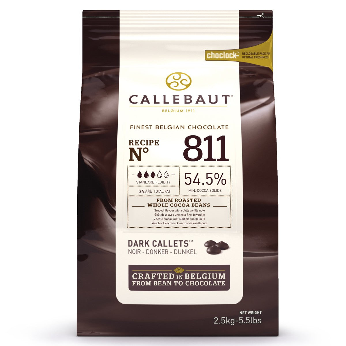 SL095 CALLETS DARK COUVERTURE CHOCOLATE 54.5% "CALLEBAUT" (C)