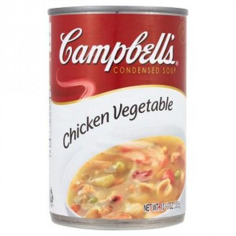 CAMPBELL'S CHICKEN VEGETABLE SOUP 298G (U) - Kitchen Convenience: Ingredients & Supplies Delivery