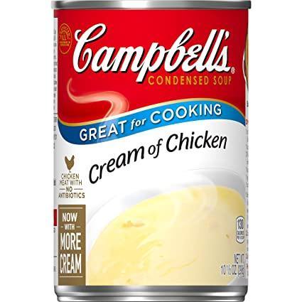 CAMPBELL'S CREAM OF CHICKEN 298G (U) - Kitchen Convenience: Ingredients & Supplies Delivery
