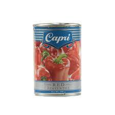 CAPRI SWEET RED PIMENTO 390G (U) - Kitchen Convenience: Ingredients & Supplies Delivery