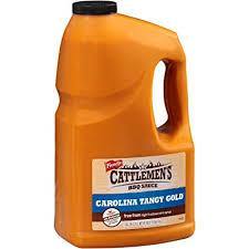 CATTLEMEN'S BARBECUE SAUCE CAROLINA TANGY GOLD 1 GALLON (U) - Kitchen Convenience: Ingredients & Supplies Delivery