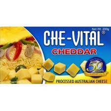 CHE VITAL CHEDDAR CHEESE 200G (U) - Kitchen Convenience: Ingredients & Supplies Delivery