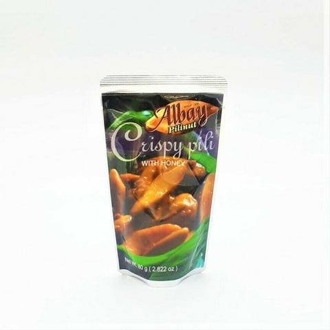 CRISPY PILI NUTS W/ HONEY "ALBAY" 80G