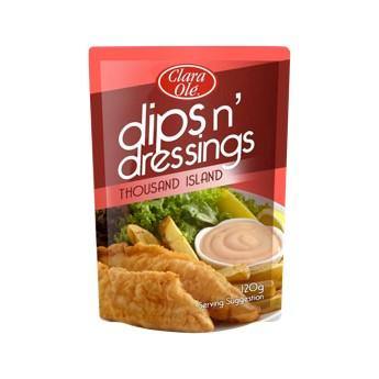 CLARA OLE DIPS & DRESSING THOUSAND ISLAND 120G (U) - Kitchen Convenience: Ingredients & Supplies Delivery
